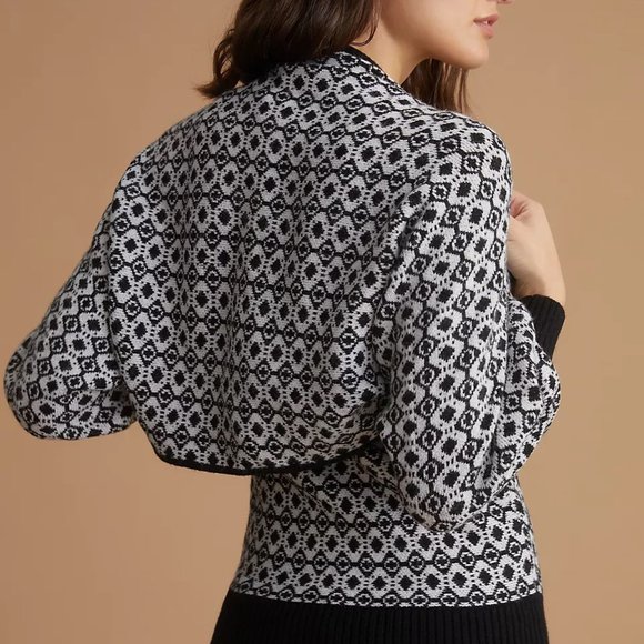 NWOT 💙 Maeve Anthropologie 2-Piece Floral Knit Tank Top Vest & Shrug Set Medium - Picture 3 of 9